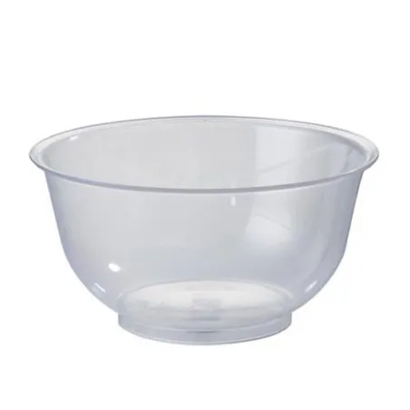 Plastic bowl transparent 4 l for creams and dough