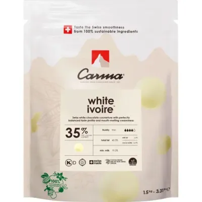Weisse Schokolade Ivoire 35%, 1.5 Kg