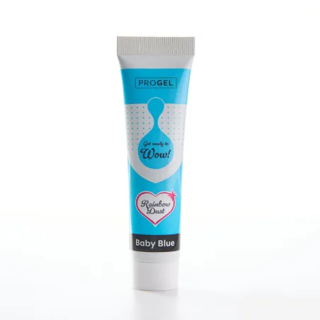 Progel Colorante in Gel Baby Blue per Macarons, Creme & Glasse