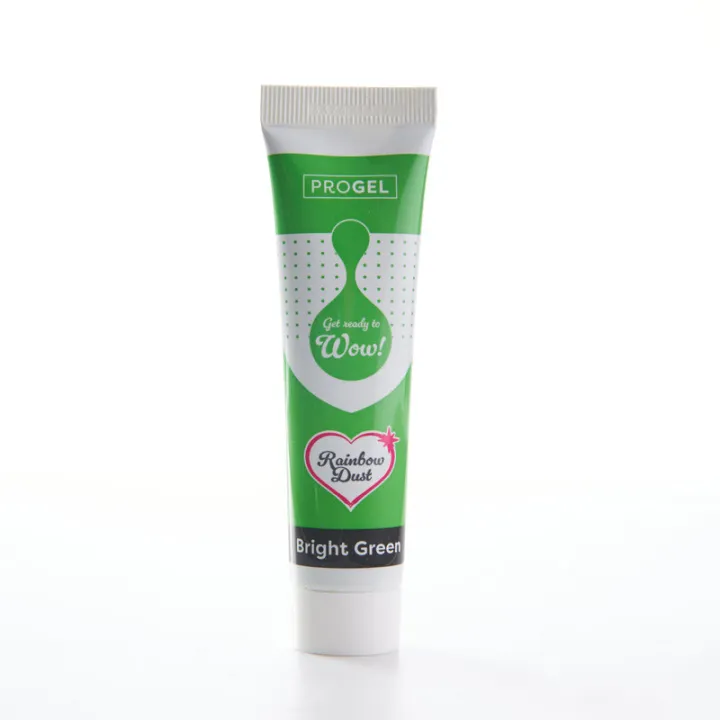 Progel Gelfarbe Bright Green für Macarons, Cremen & Glasuren