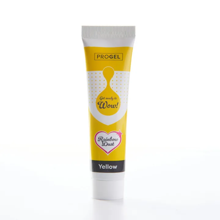 Progel gel color yellow for macarons, creams & glazes