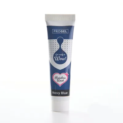 Progel Gelfarbe Navy Blue, 25 g für Macarons, Cremen & Glasuren