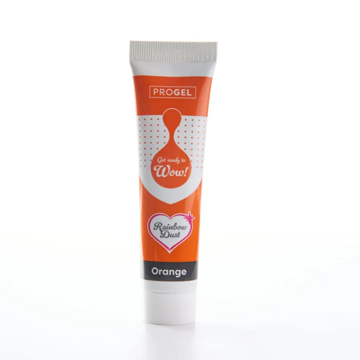 Progel Gelfarbe Orange für Macarons, Cremen & Glasuren