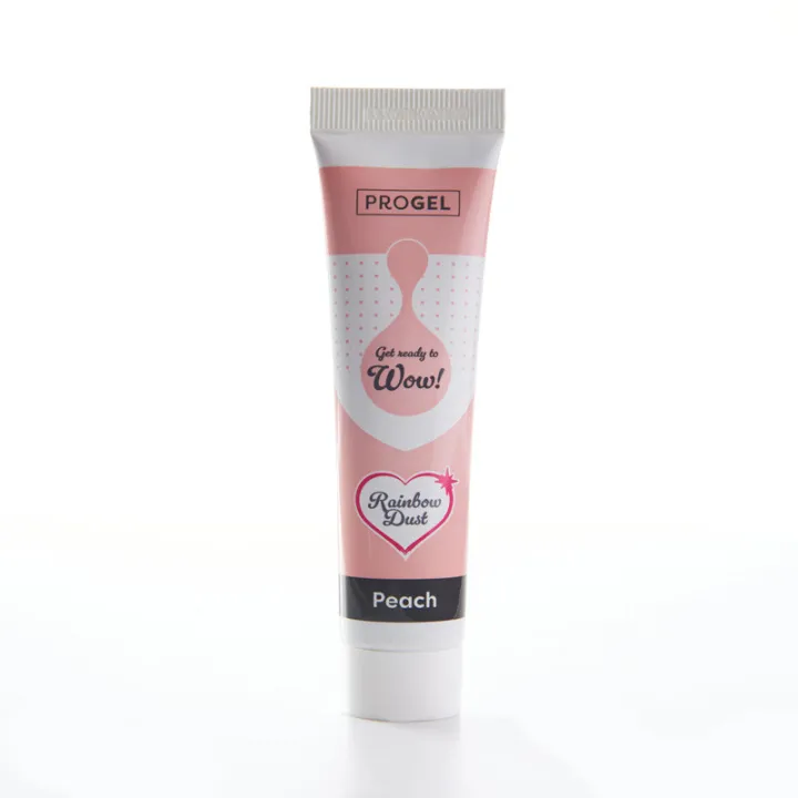 Progel gel color Peach for macarons, creams & glazes