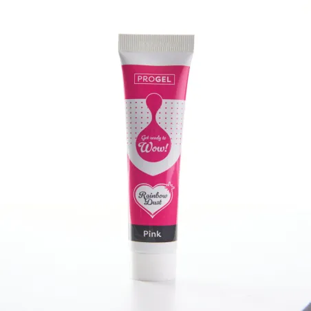 Progel Gelfarbe Pink für Macarons, Cremen & Glasuren