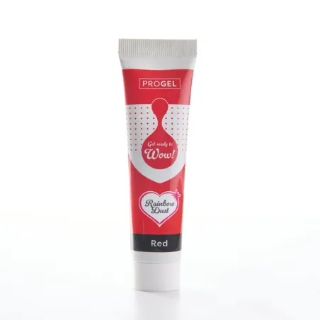 Progel gel color red for macarons, creams & glazes