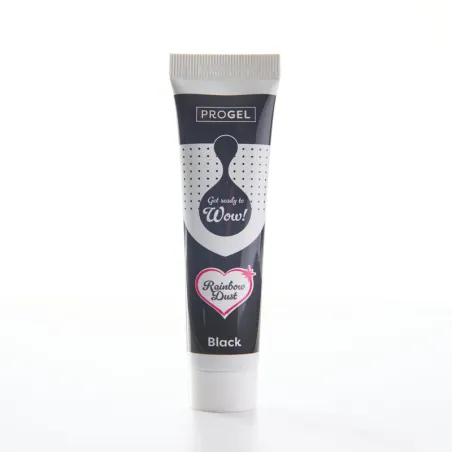 Gel colorant Progel noir pour macarons, crèmes & glaçages