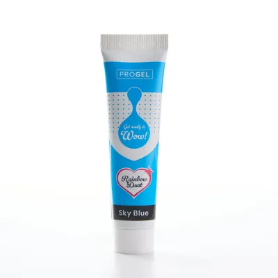 Progel Gelfarbe Sky Blue für Macarons, Cremen & Glasuren