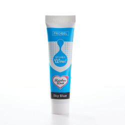 Progel Gel Colore Azzurro, 25 g
