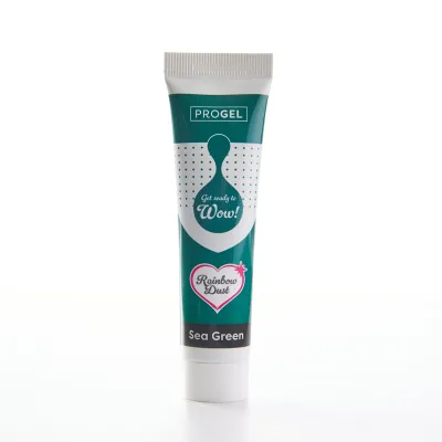 Progel Gelfarbe Sea Green, 25 g für Macarons, Cremen & Glasuren