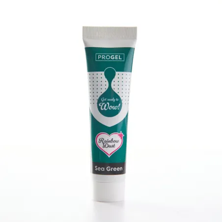 Progel Gel Color Sea Green, 25 g pour macarons, crèmes & glaçages