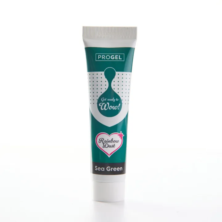 Progel Gel Color Sea Green, 25 g pour macarons, crèmes & glaçages