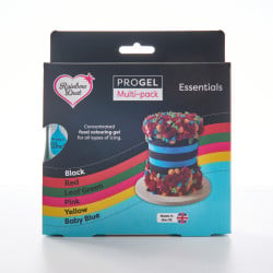 Colorant alimentaire ProGel jeu de couleurs de base 6 couleurs