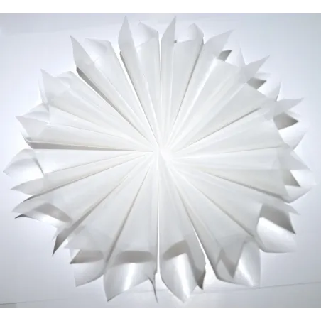 Papier cornet roulé 15 pièces pour décorations en chocolat