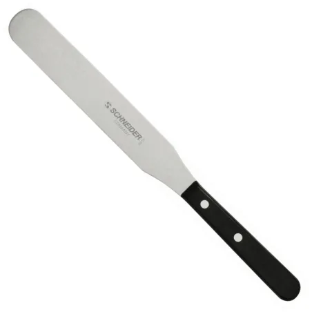Grande spatule avec manche en bois, idéale pour étaler ou soulever les gâteaux