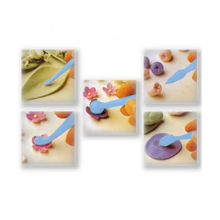 Modeling tool set, 6-piece for various decorations