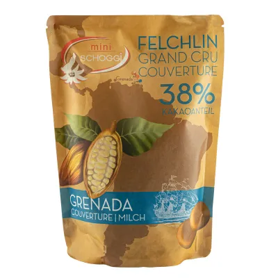 Felchlin Couverture Grand Cru Grenada 38% für edle Pralinen