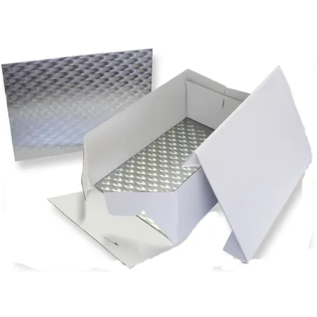 Cake box and base rectangle 35 x 25 x 15 cm
