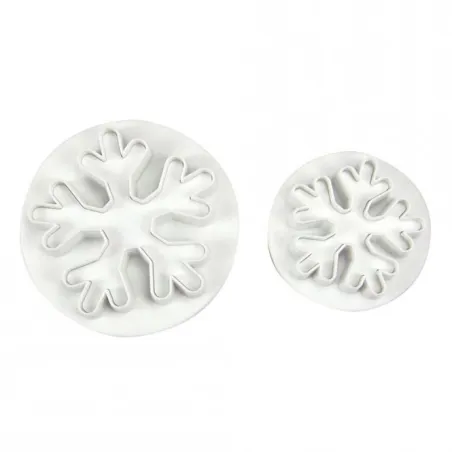 Snowflake cookie cutter set for winter decorations