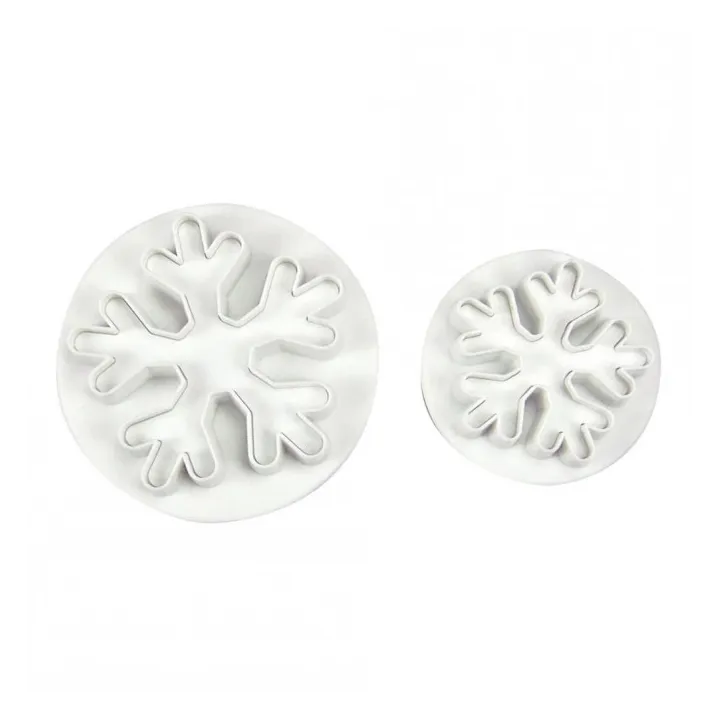 Snowflake cookie cutter set for winter decorations