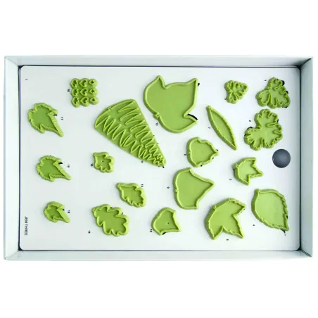 Set d'emporte-pièces Feuilles 40 pièces pour des décorations raffinées
