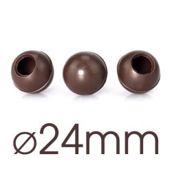 Sfere cave Dark Ø 24 mm, 63 pezzi