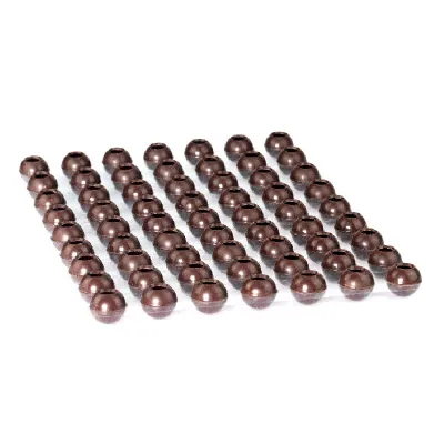 63 sfere cave scure Ø 24 mm per tartufi fatti in casa