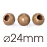 63 sfere cave al latte Ø 24 mm per tartufi fatti in casa