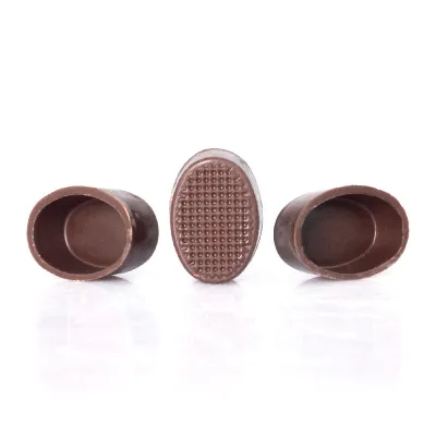 Pralinenschalen Oval, Dunkel, 56 Stück für edle Pralinen