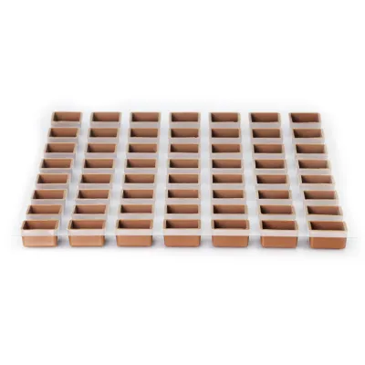 56 coppette per praline Carré, al latte per praline fatte in casa