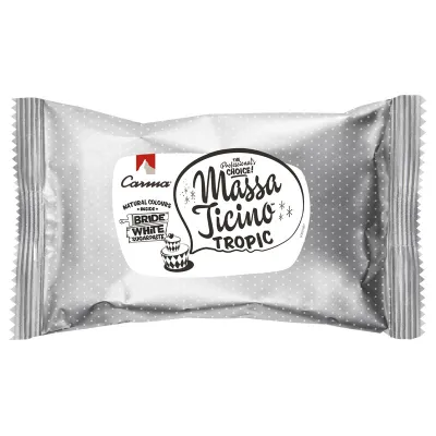 Rollfondant Massa Ticino Sugarpaste Bride White, 1 Kg