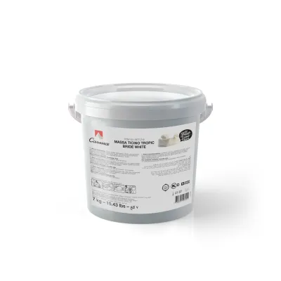 Rollfondant Massa Ticino Tropic Weiss, 7 kg