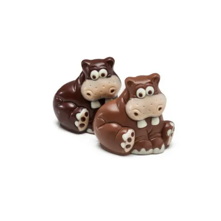 Stampo per cioccolato ippopotamo per proprie figure di cioccolato