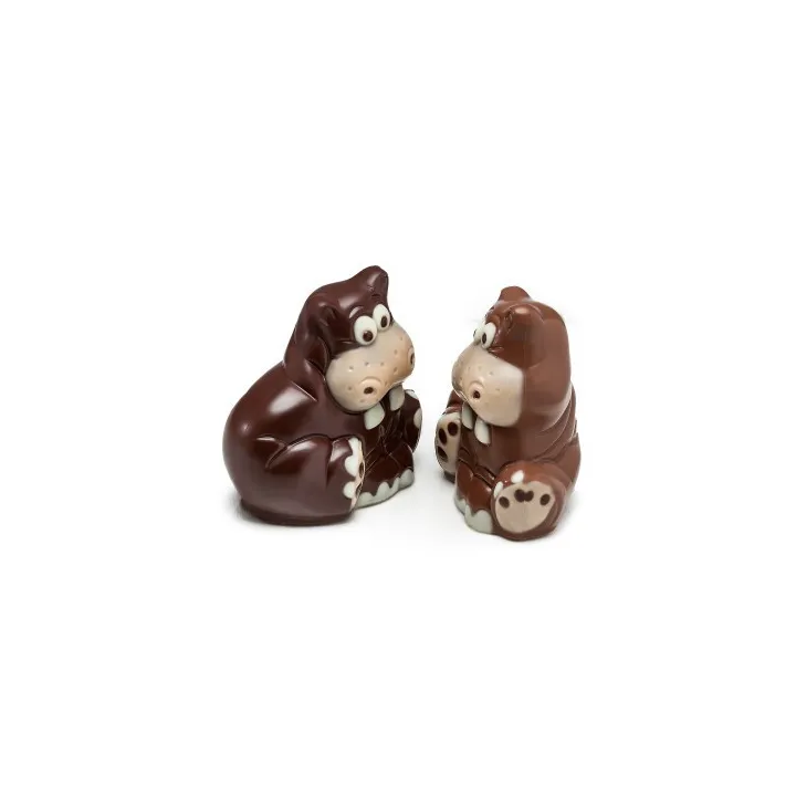 Chocolate mold hippopotamus for your own chocolate figures