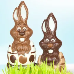 Moule à chocolat Lapin dans l'œuf pour de jolies figurines en chocolat