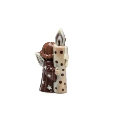 Stampo per cioccolato angelo con candela per dolci figure di cioccolato