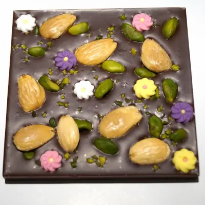 Square chocolate bars 2 pieces