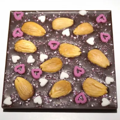 Tavolette di cioccolato quadrate, 2 pezzi