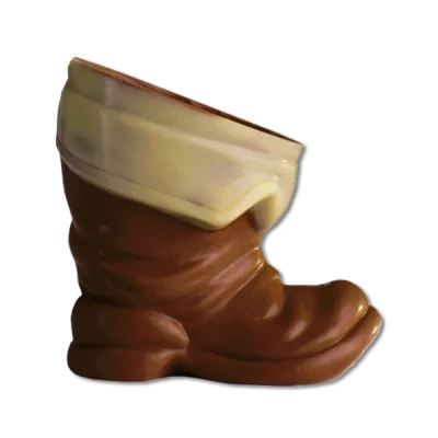 Chocolate mold boots for sweet chocolate figures