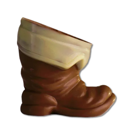 Chocolate mold boots for sweet chocolate figures