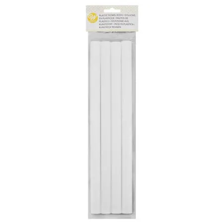 Supports à tarte en plastique Ø 2 cm 4 pièces