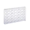 Oval Elegant praline mold 30 pralines