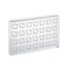 Praline mold square in square 28 pralines