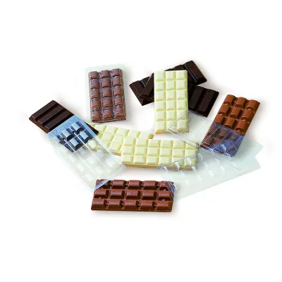 Chocolate bars with square 5 pieces