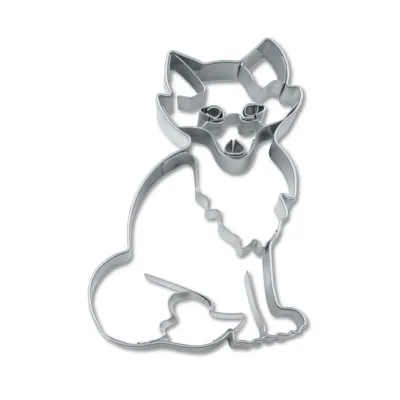 Ausstecher Sitzender Fuchs