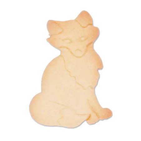 Sitting fox cookie cutter