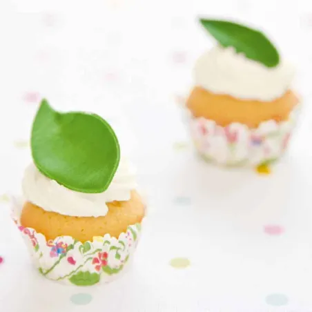 Curved leaves cutter set, 3-piece for great fondant decorations
