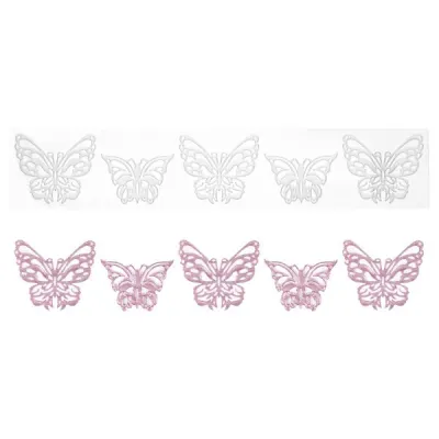 Tapis de décoration en silicone Papillon pour des décorations raffinées