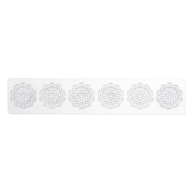 Flower silicone decor mat for elegant decorations