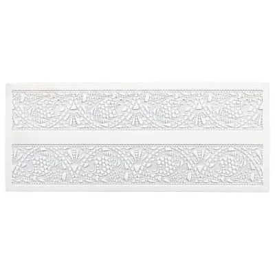 Silicone border mat Art Nouveau for elegant decorations
